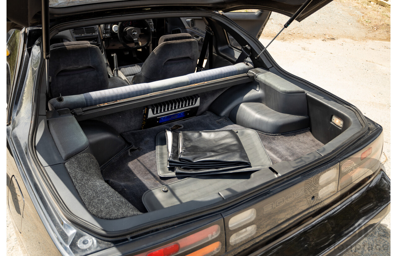 1/1992 Nissan 300ZX Targa 2d Coupe Black Twin Turbo 3.0L - 09/2001 Import