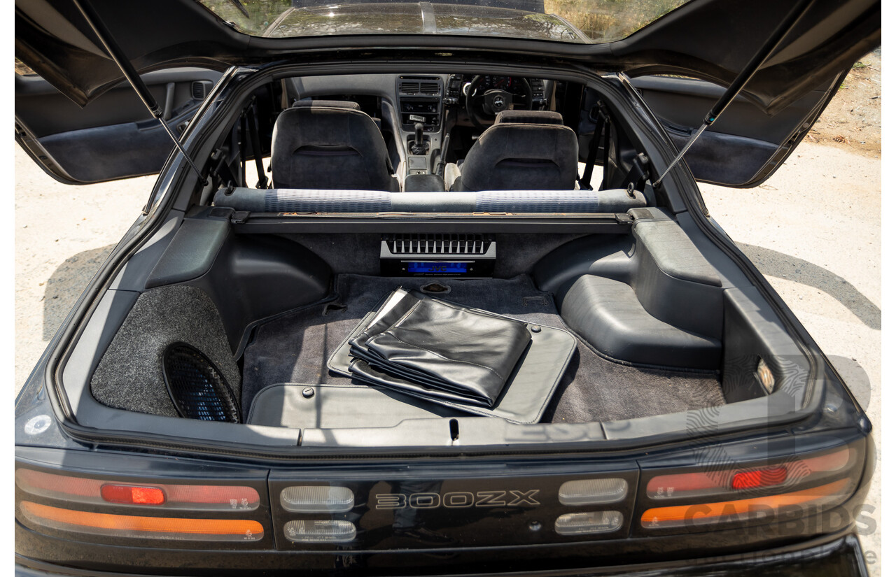 1/1992 Nissan 300ZX Targa 2d Coupe Black Twin Turbo 3.0L - 09/2001 Import