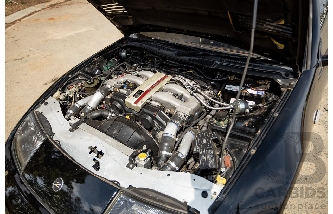 1/1992 Nissan 300ZX Targa 2d Coupe Black Twin Turbo 3.0L - 09/2001 Import