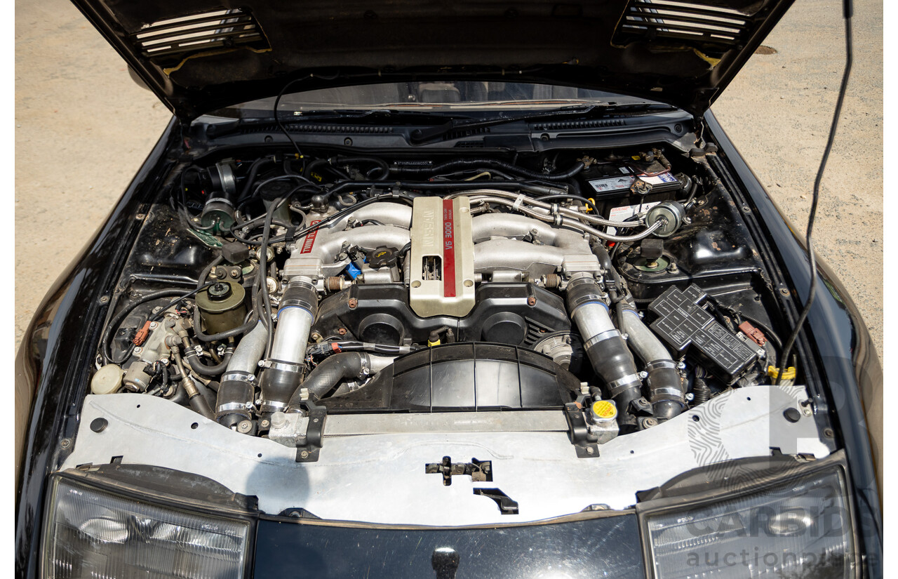 1/1992 Nissan 300ZX Targa 2d Coupe Black Twin Turbo 3.0L - 09/2001 Import