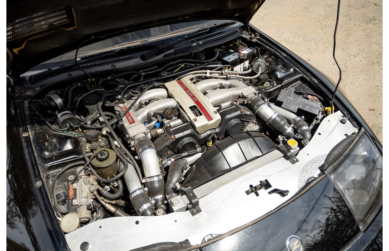 1/1992 Nissan 300ZX Targa 2d Coupe Black Twin Turbo 3.0L - 09/2001 Import