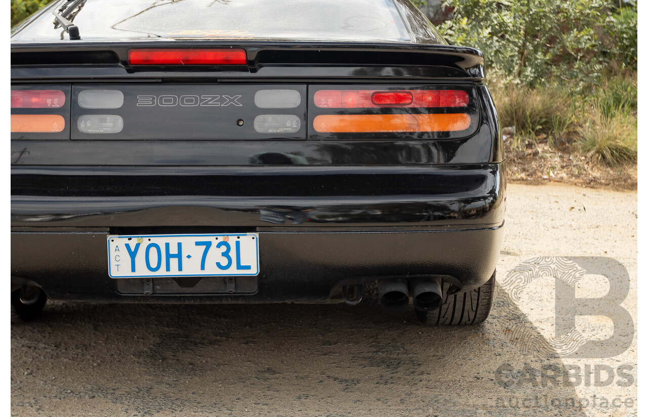 1/1992 Nissan 300ZX Targa 2d Coupe Black Twin Turbo 3.0L - 09/2001 Import