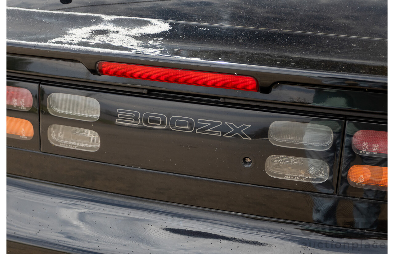 1/1992 Nissan 300ZX Targa 2d Coupe Black Twin Turbo 3.0L - 09/2001 Import