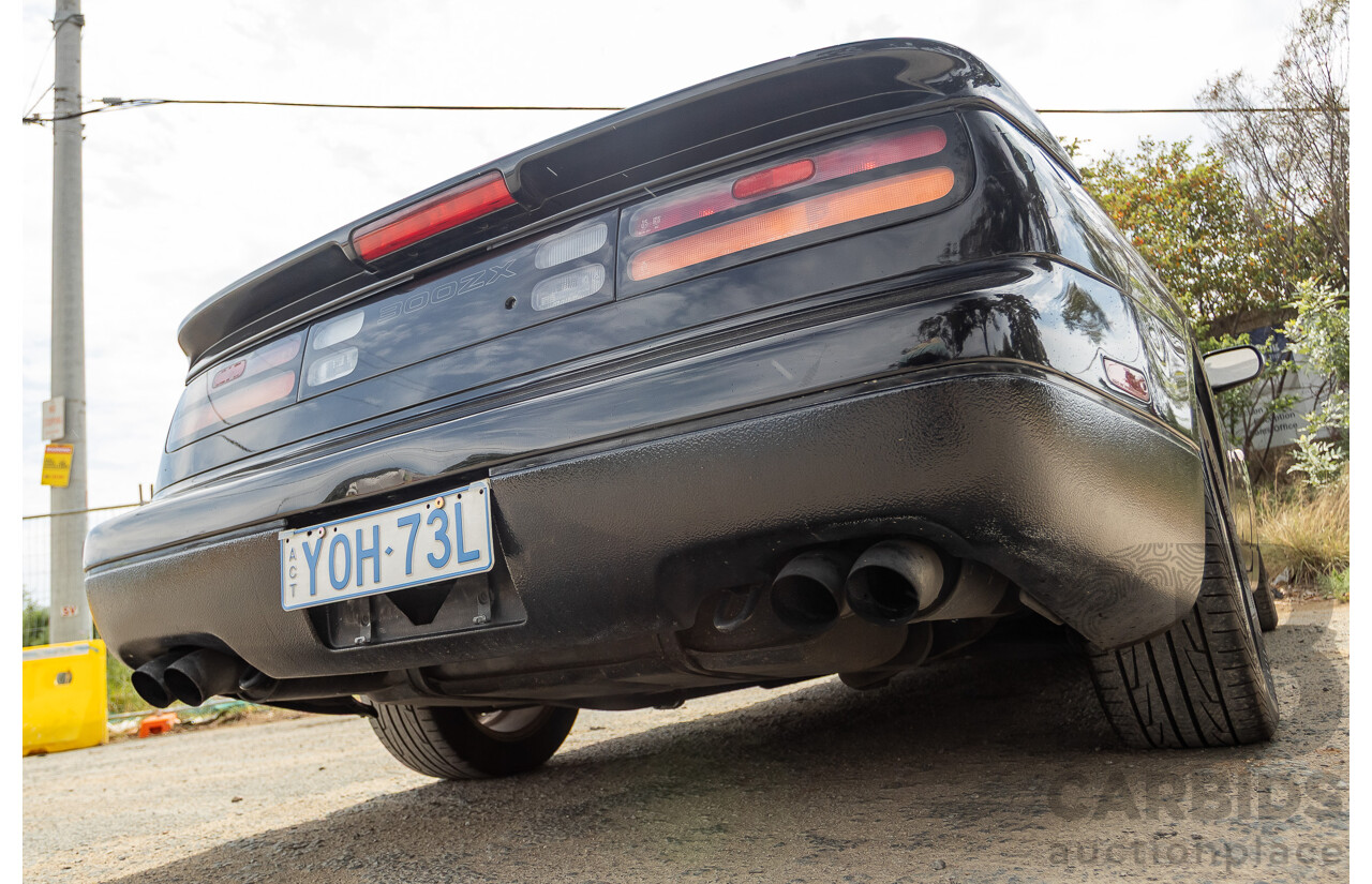 1/1992 Nissan 300ZX Targa 2d Coupe Black Twin Turbo 3.0L - 09/2001 Import