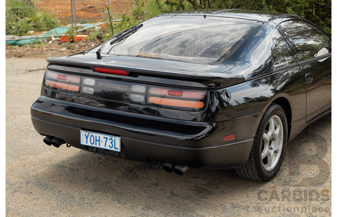 1/1992 Nissan 300ZX Targa 2d Coupe Black Twin Turbo 3.0L - 09/2001 Import