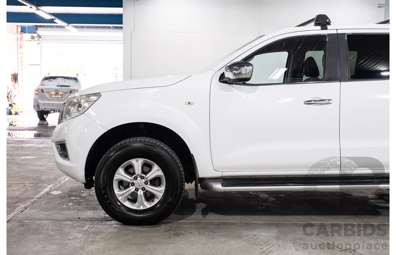 09/2017 Nissan Navara ST (4x4) D23 Series II Dual Cab Utility Polar White Twin Turbo Diesel 2.3L