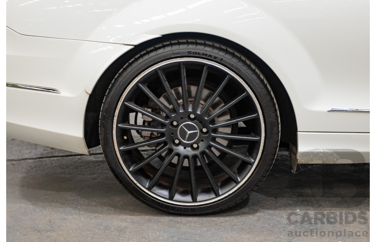 9/2012 Mercedes Benz C250 CDI Blue Efficiency W204 MY12 2d Coupe Polar White Twin Turbo Diesel 2.1L