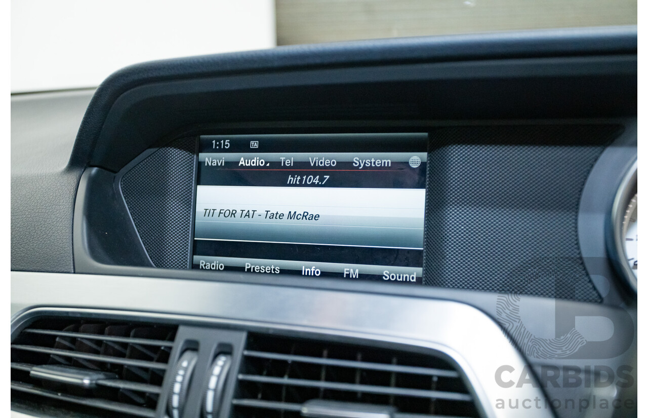 9/2012 Mercedes Benz C250 CDI Blue Efficiency W204 MY12 2d Coupe Polar White Twin Turbo Diesel 2.1L
