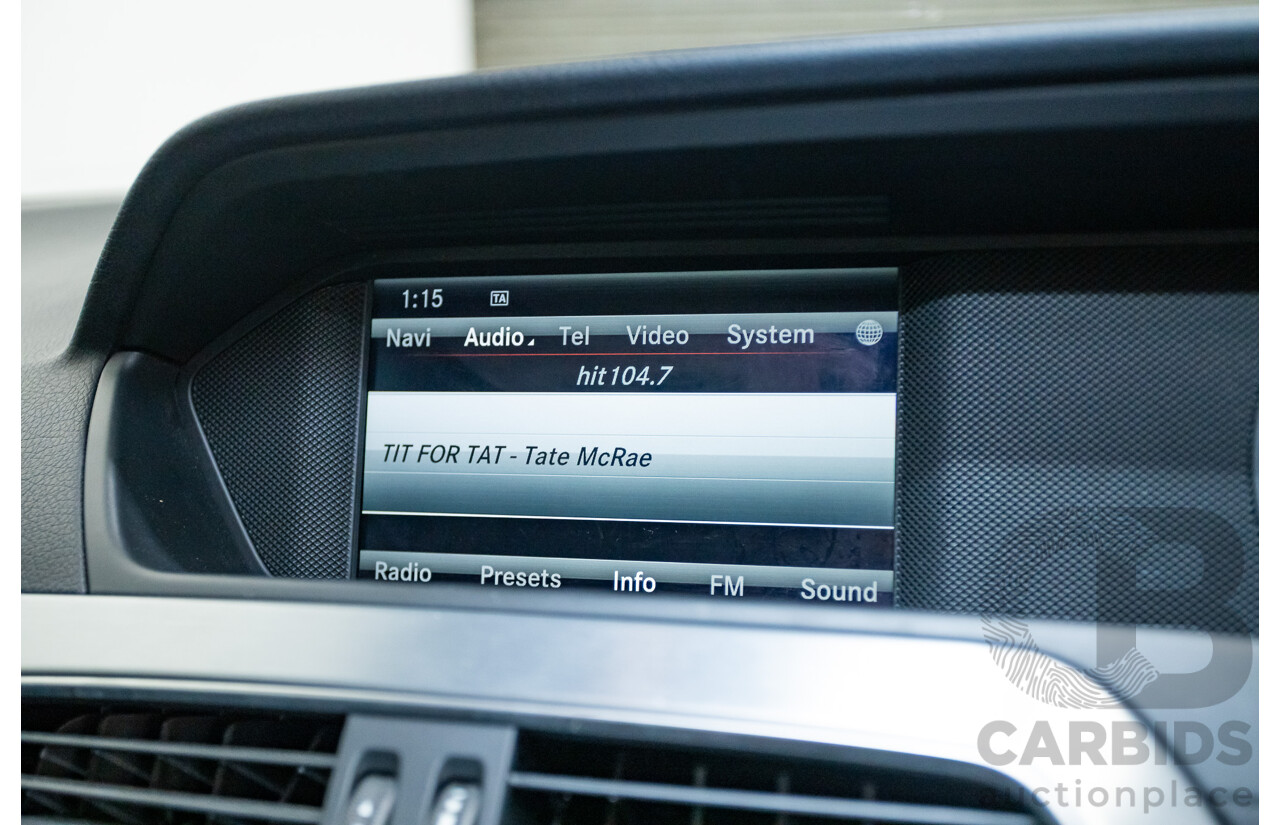 9/2012 Mercedes Benz C250 CDI Blue Efficiency W204 MY12 2d Coupe Polar White Twin Turbo Diesel 2.1L