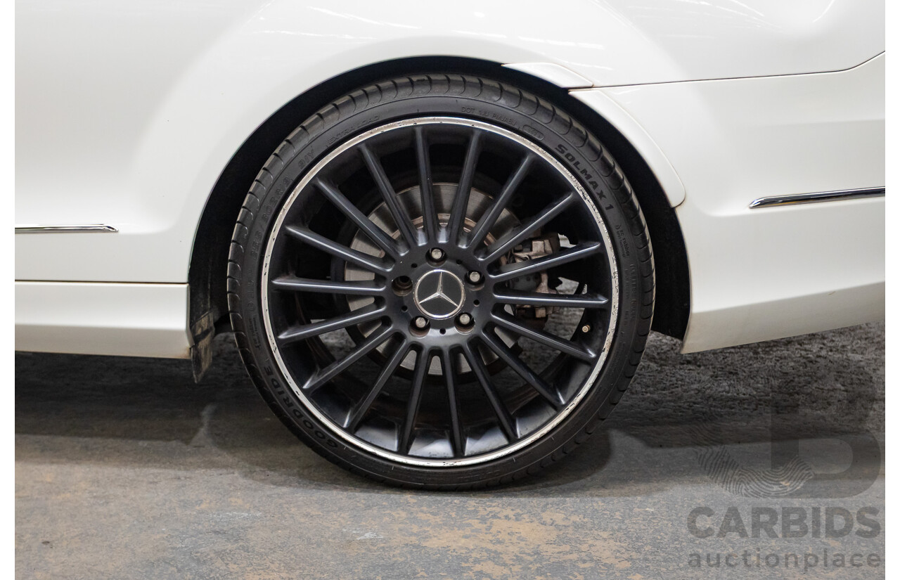 9/2012 Mercedes Benz C250 CDI Blue Efficiency W204 MY12 2d Coupe Polar White Twin Turbo Diesel 2.1L