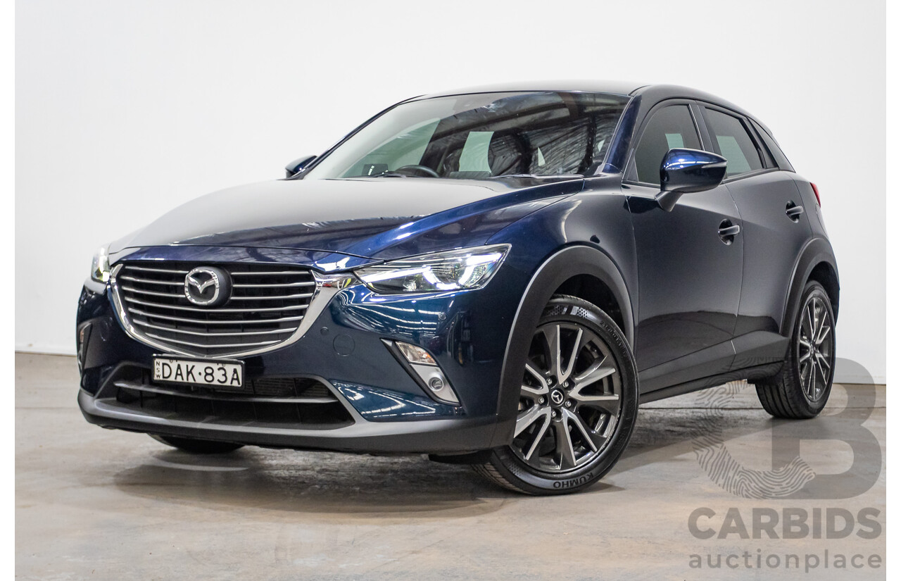 8/2015 Mazda CX-3 S-Touring DK Safety Pack 4d Wagon Deep Crystal Blue 2.0L