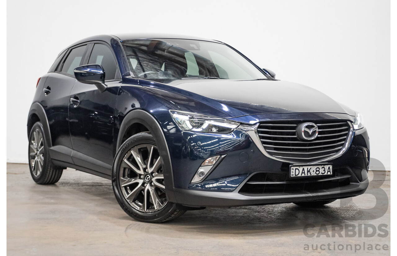 8/2015 Mazda CX-3 S-Touring DK Safety Pack 4d Wagon Deep Crystal Blue 2.0L