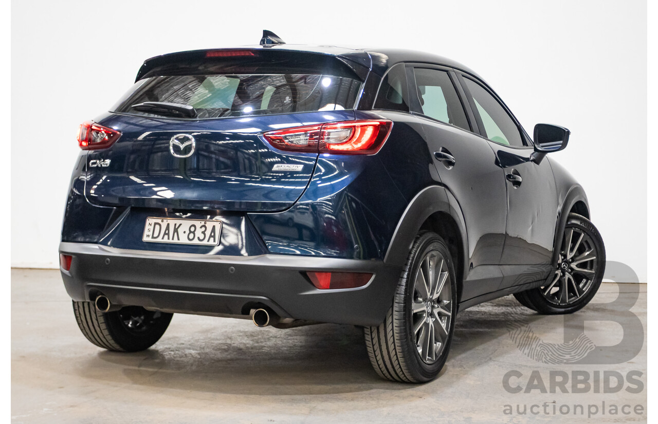 8/2015 Mazda CX-3 S-Touring DK Safety Pack 4d Wagon Deep Crystal Blue 2.0L