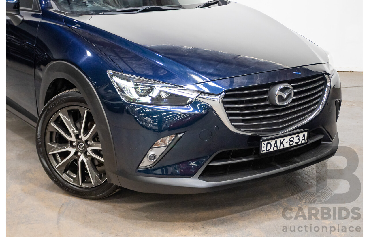 8/2015 Mazda CX-3 S-Touring DK Safety Pack 4d Wagon Deep Crystal Blue 2.0L