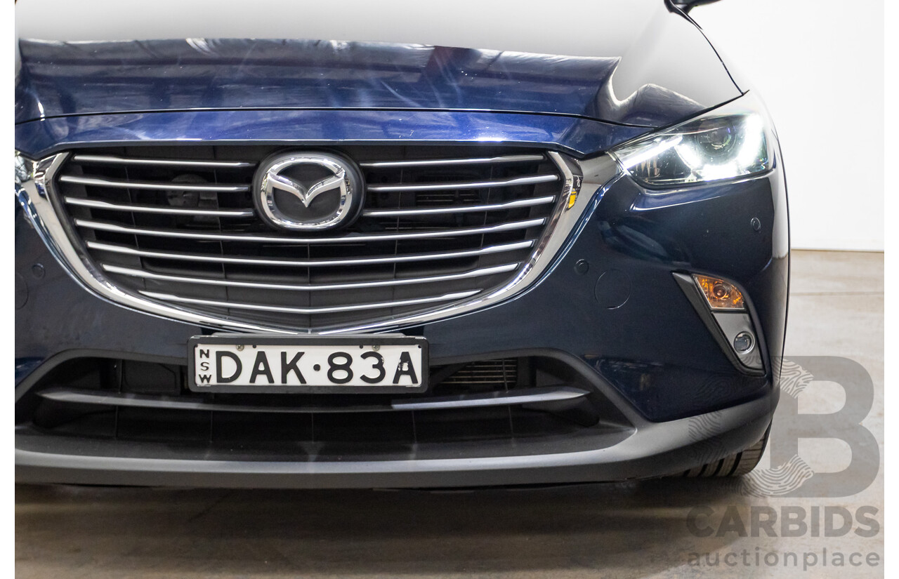 8/2015 Mazda CX-3 S-Touring DK Safety Pack 4d Wagon Deep Crystal Blue 2.0L