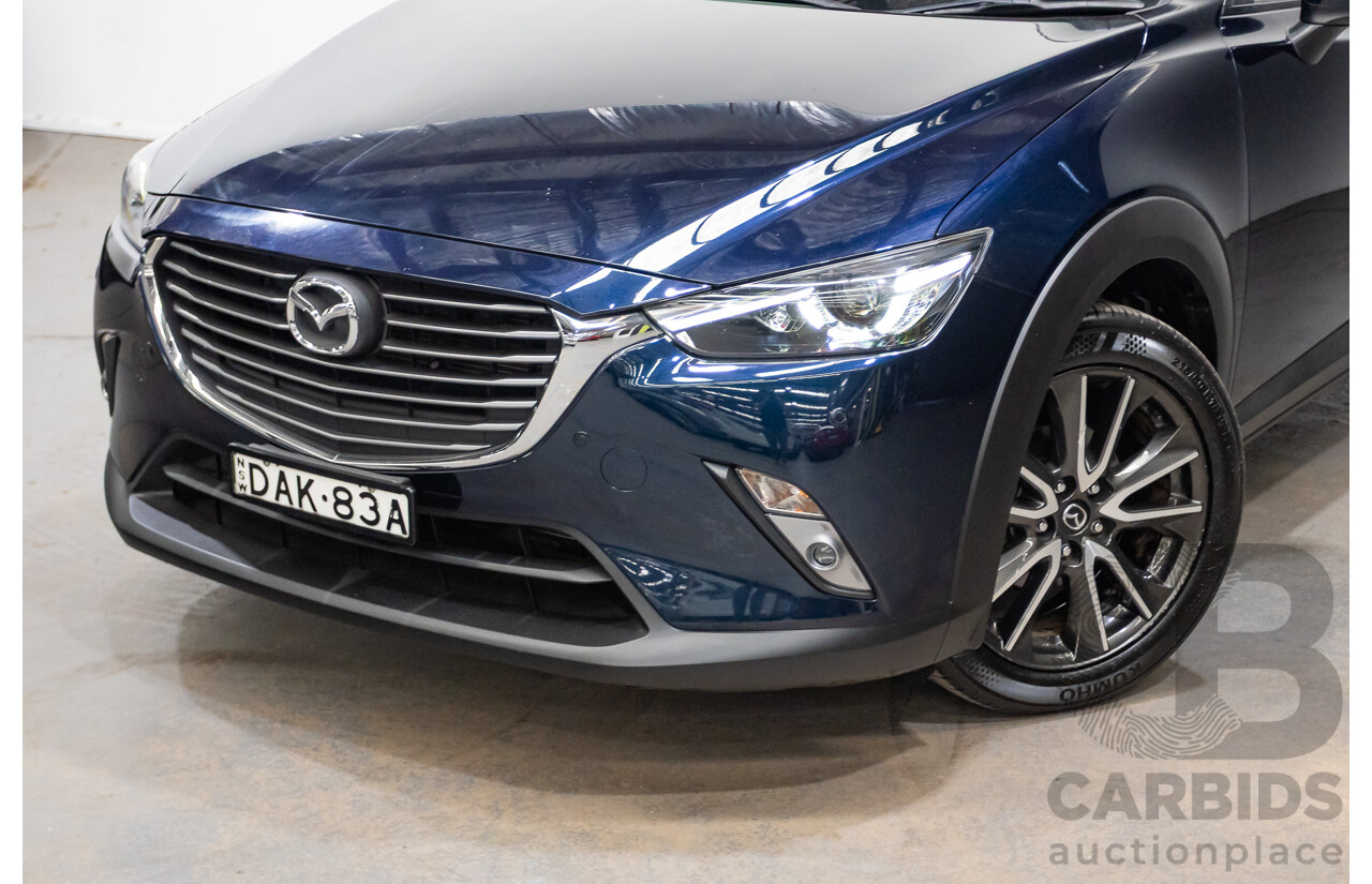 8/2015 Mazda CX-3 S-Touring DK Safety Pack 4d Wagon Deep Crystal Blue 2.0L