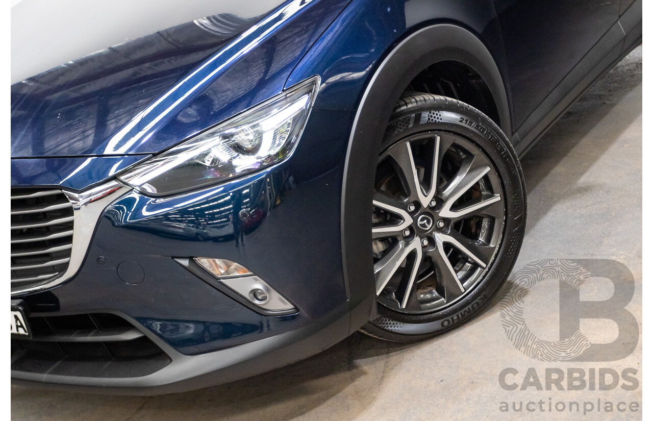 8/2015 Mazda CX-3 S-Touring DK Safety Pack 4d Wagon Deep Crystal Blue 2.0L