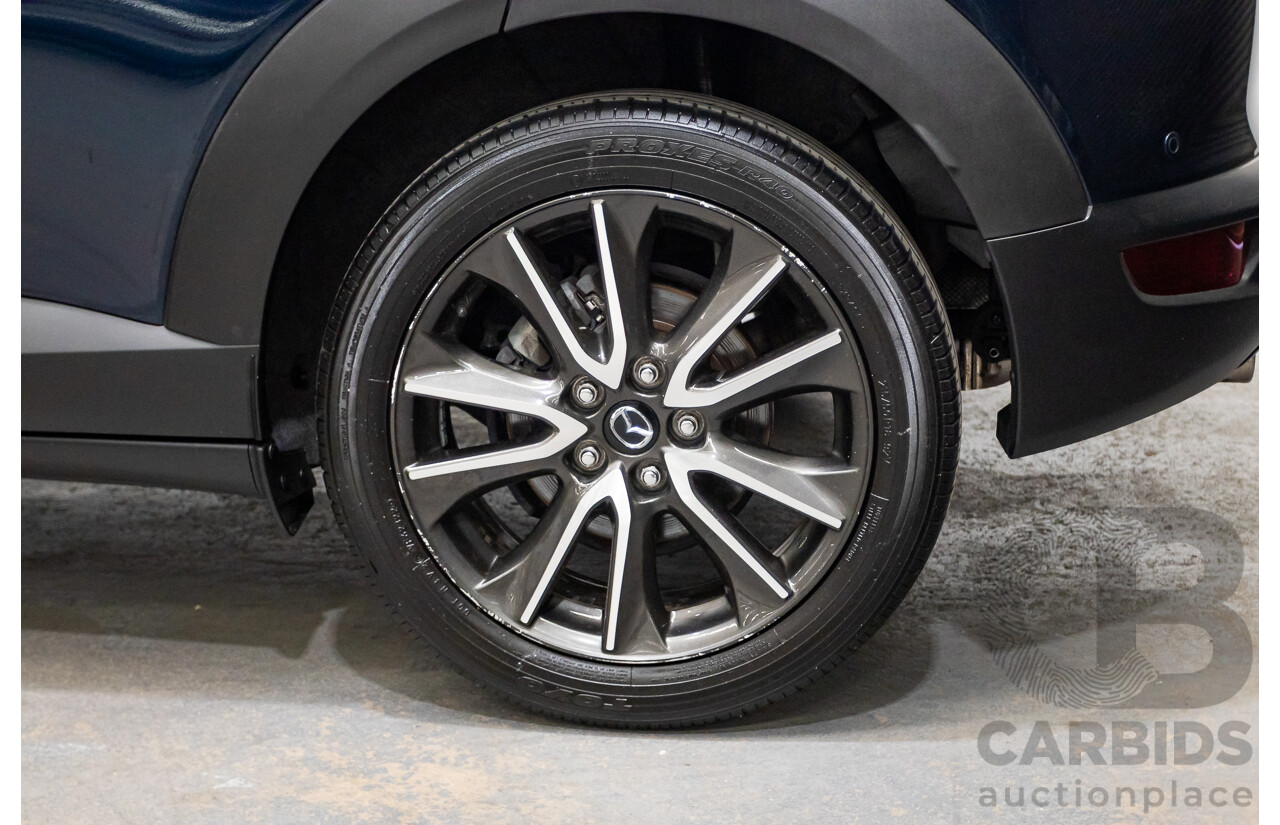 8/2015 Mazda CX-3 S-Touring DK Safety Pack 4d Wagon Deep Crystal Blue 2.0L