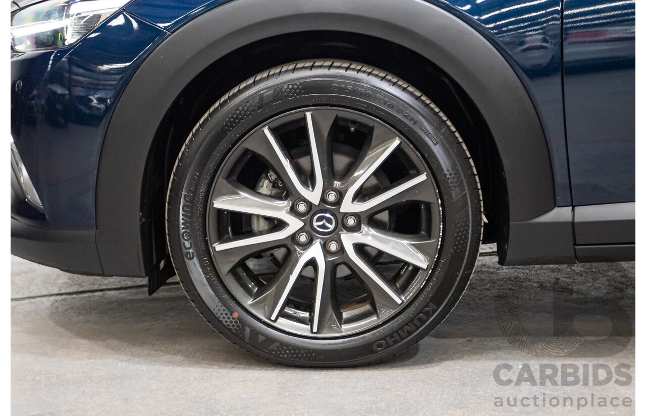 8/2015 Mazda CX-3 S-Touring DK Safety Pack 4d Wagon Deep Crystal Blue 2.0L