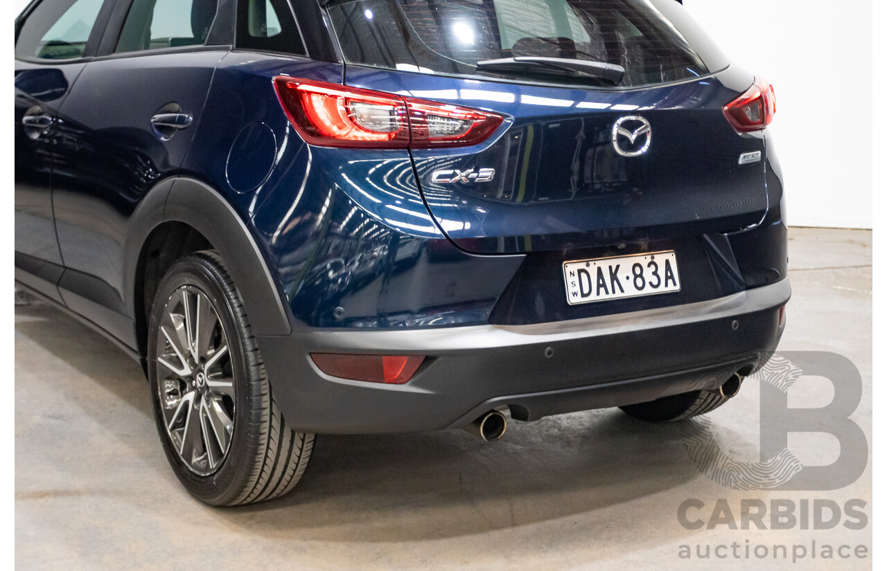 8/2015 Mazda CX-3 S-Touring DK Safety Pack 4d Wagon Deep Crystal Blue 2.0L