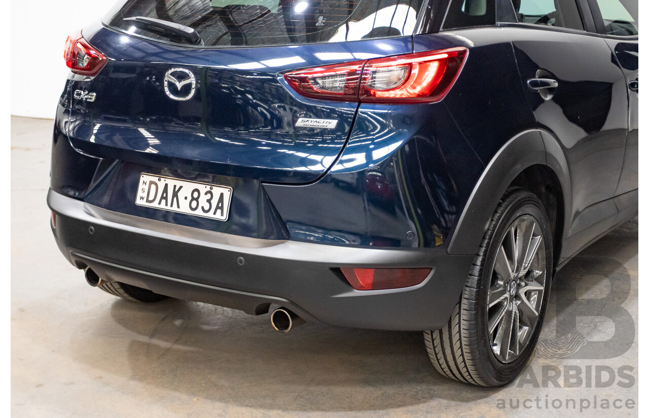 8/2015 Mazda CX-3 S-Touring DK Safety Pack 4d Wagon Deep Crystal Blue 2.0L