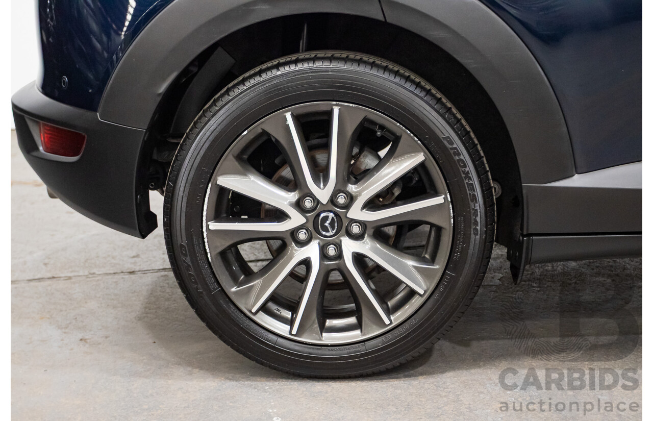 8/2015 Mazda CX-3 S-Touring DK Safety Pack 4d Wagon Deep Crystal Blue 2.0L