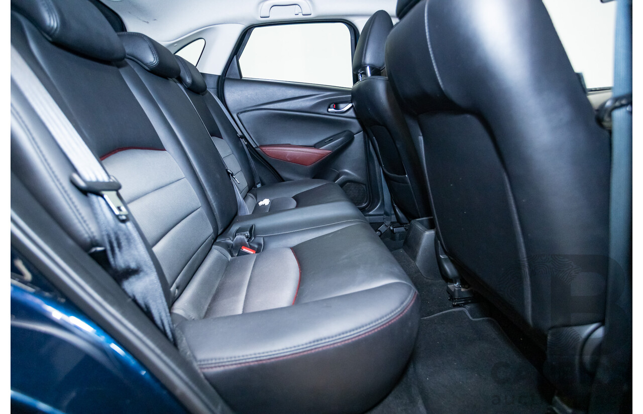 8/2015 Mazda CX-3 S-Touring DK Safety Pack 4d Wagon Deep Crystal Blue 2.0L