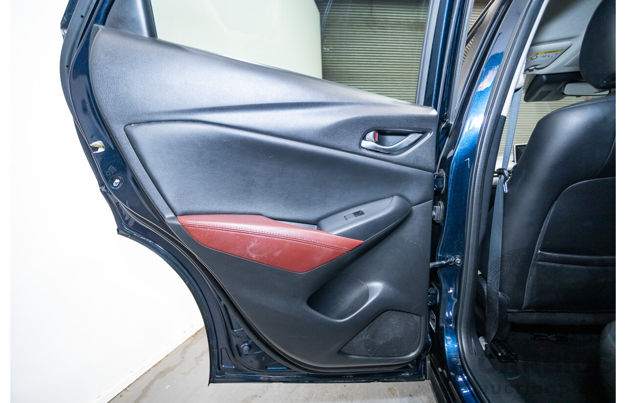8/2015 Mazda CX-3 S-Touring DK Safety Pack 4d Wagon Deep Crystal Blue 2.0L