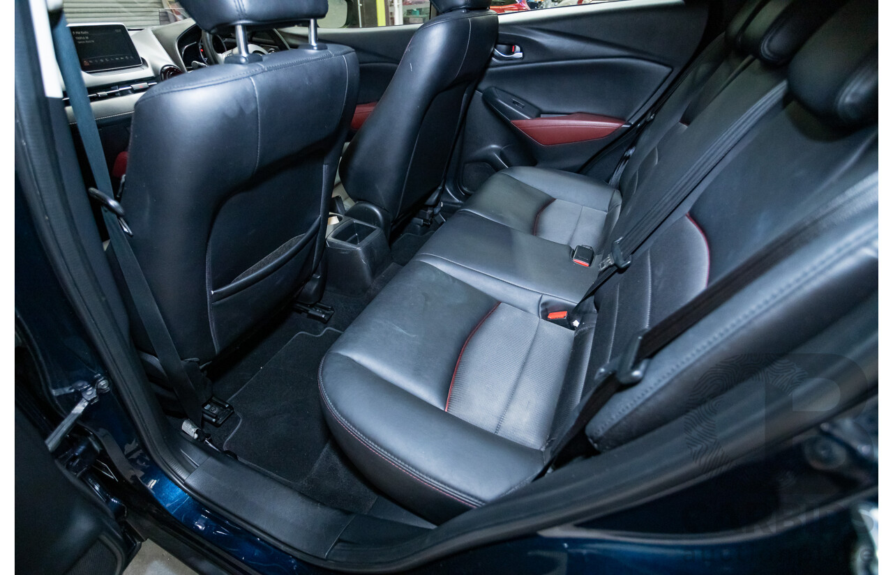 8/2015 Mazda CX-3 S-Touring DK Safety Pack 4d Wagon Deep Crystal Blue 2.0L