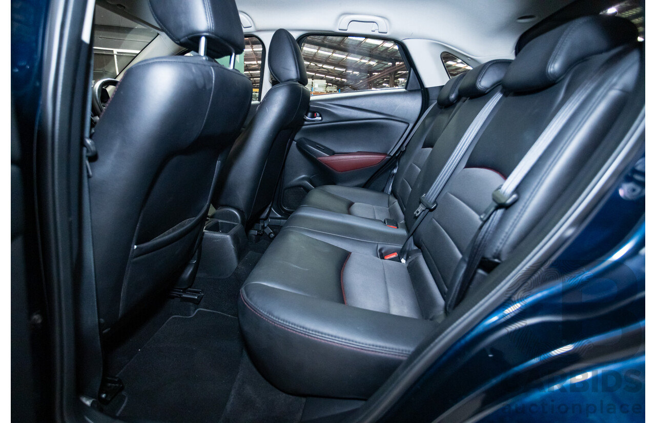 8/2015 Mazda CX-3 S-Touring DK Safety Pack 4d Wagon Deep Crystal Blue 2.0L