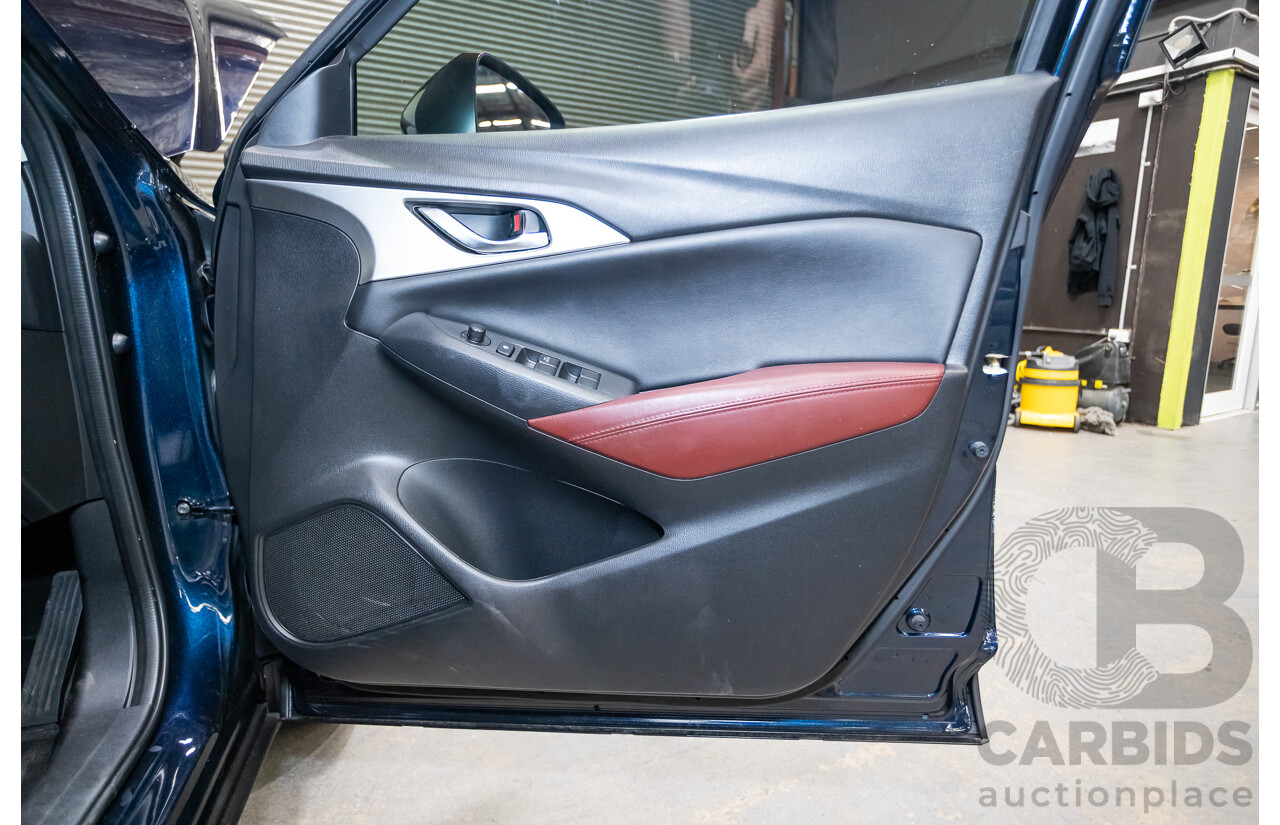 8/2015 Mazda CX-3 S-Touring DK Safety Pack 4d Wagon Deep Crystal Blue 2.0L