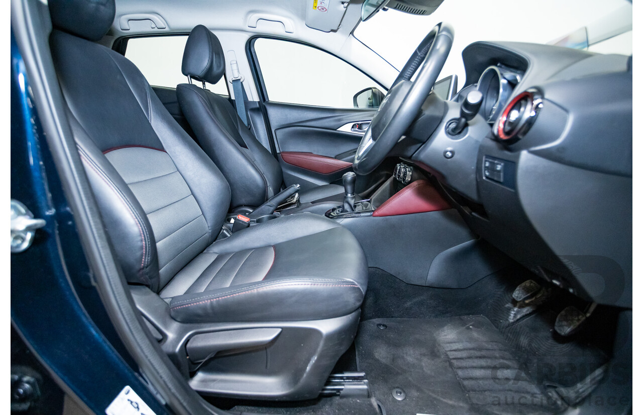 8/2015 Mazda CX-3 S-Touring DK Safety Pack 4d Wagon Deep Crystal Blue 2.0L