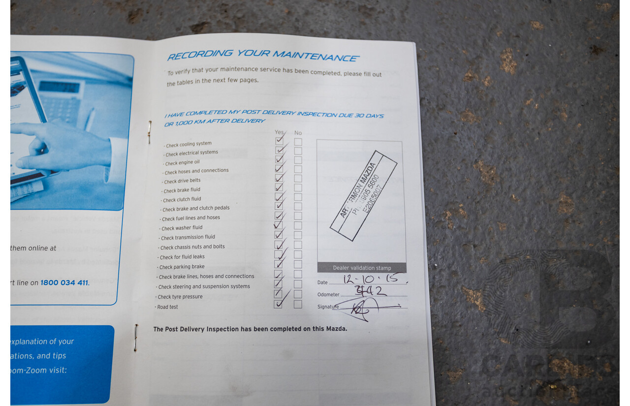 8/2015 Mazda CX-3 S-Touring DK Safety Pack 4d Wagon Deep Crystal Blue 2.0L