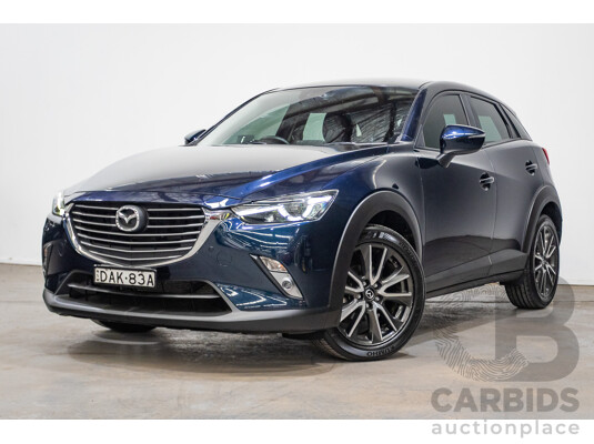 8/2015 Mazda CX-3 S-Touring DK Safety Pack 4d Wagon Deep Crystal Blue 2.0L