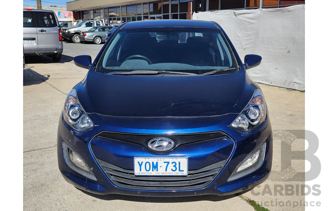 6/2013 Hyundai i30 Active GD 5d Hatchback Blue 1.8L