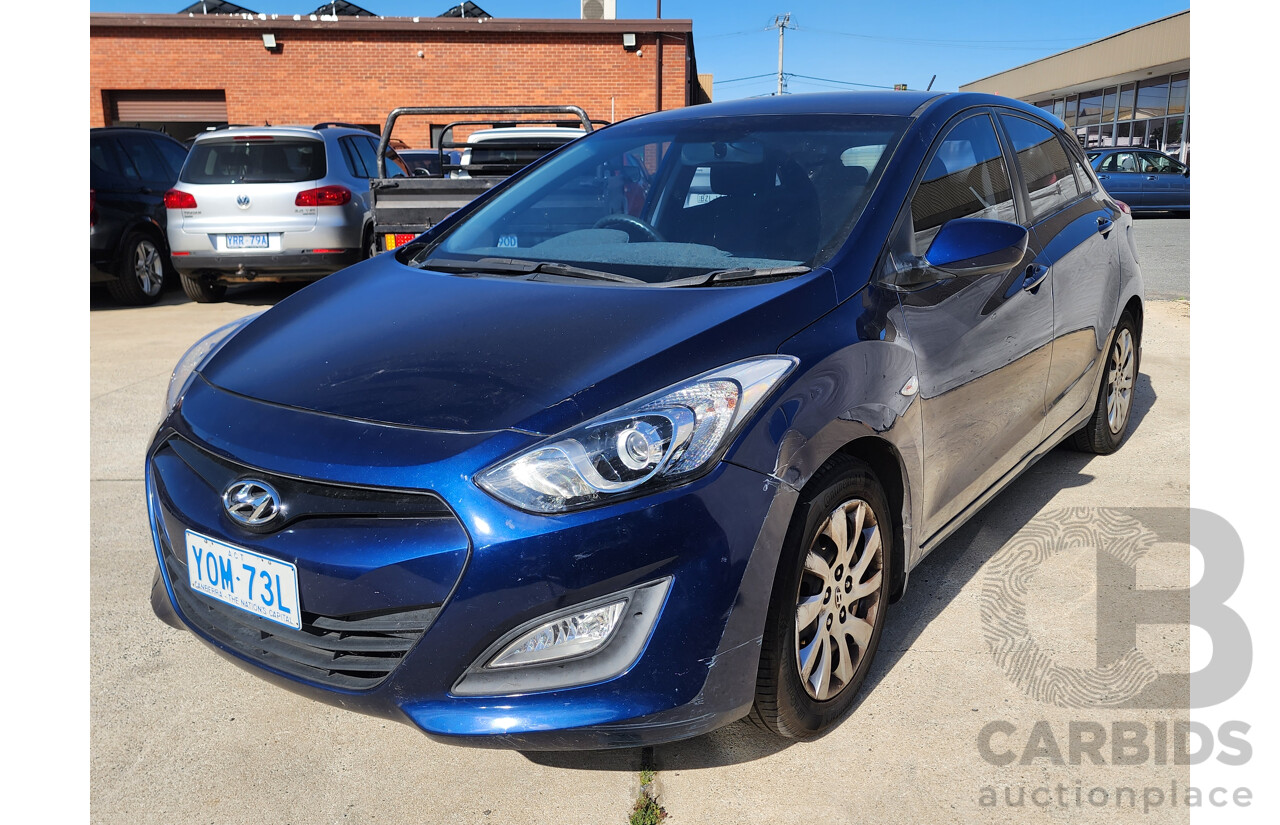 6/2013 Hyundai i30 Active GD 5d Hatchback Blue 1.8L
