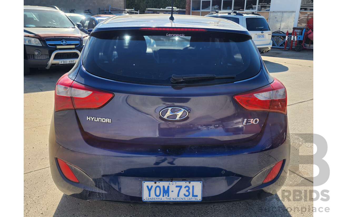 6/2013 Hyundai i30 Active GD 5d Hatchback Blue 1.8L