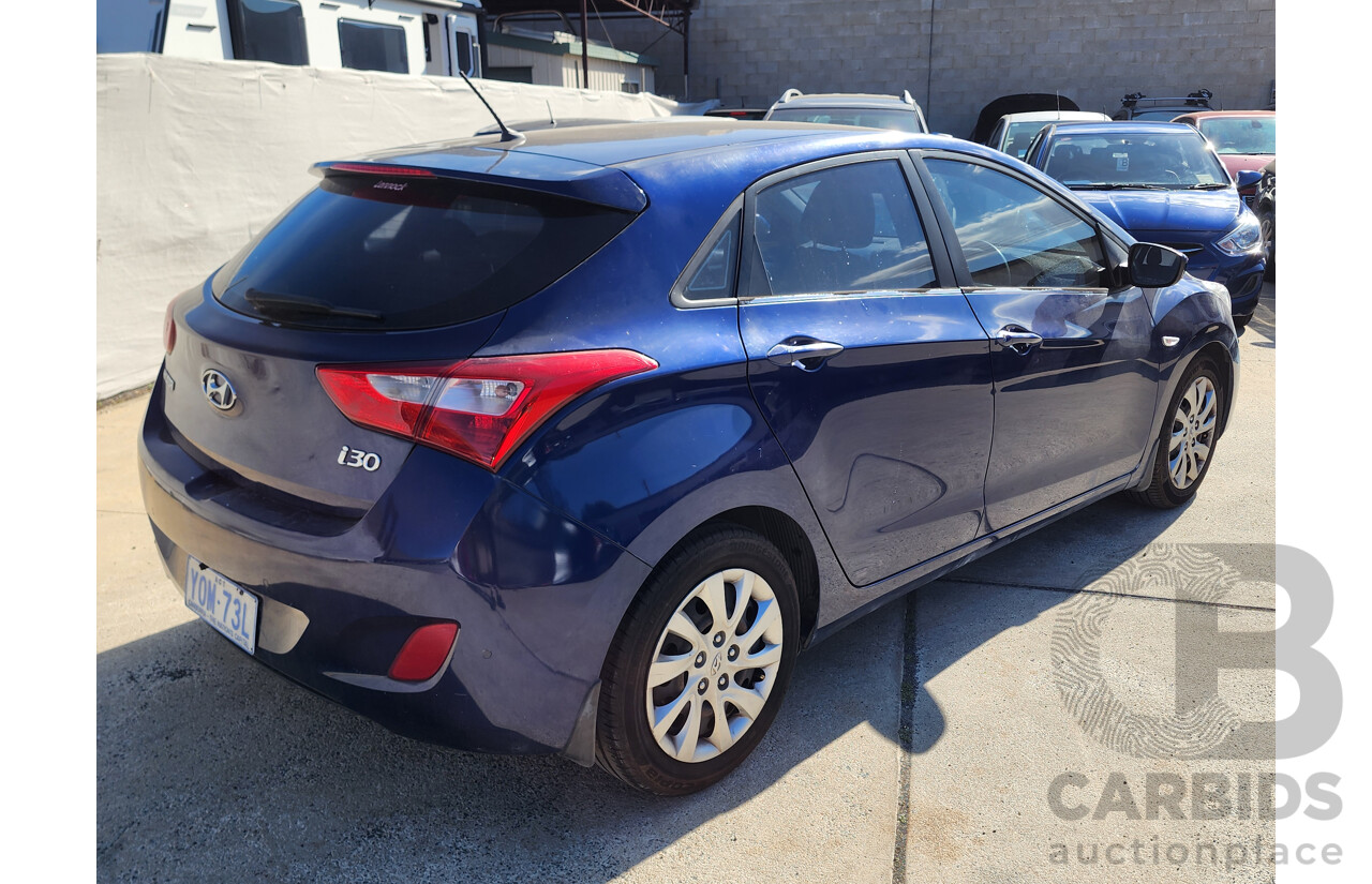 6/2013 Hyundai i30 Active GD 5d Hatchback Blue 1.8L