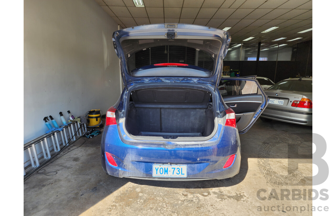 6/2013 Hyundai i30 Active GD 5d Hatchback Blue 1.8L