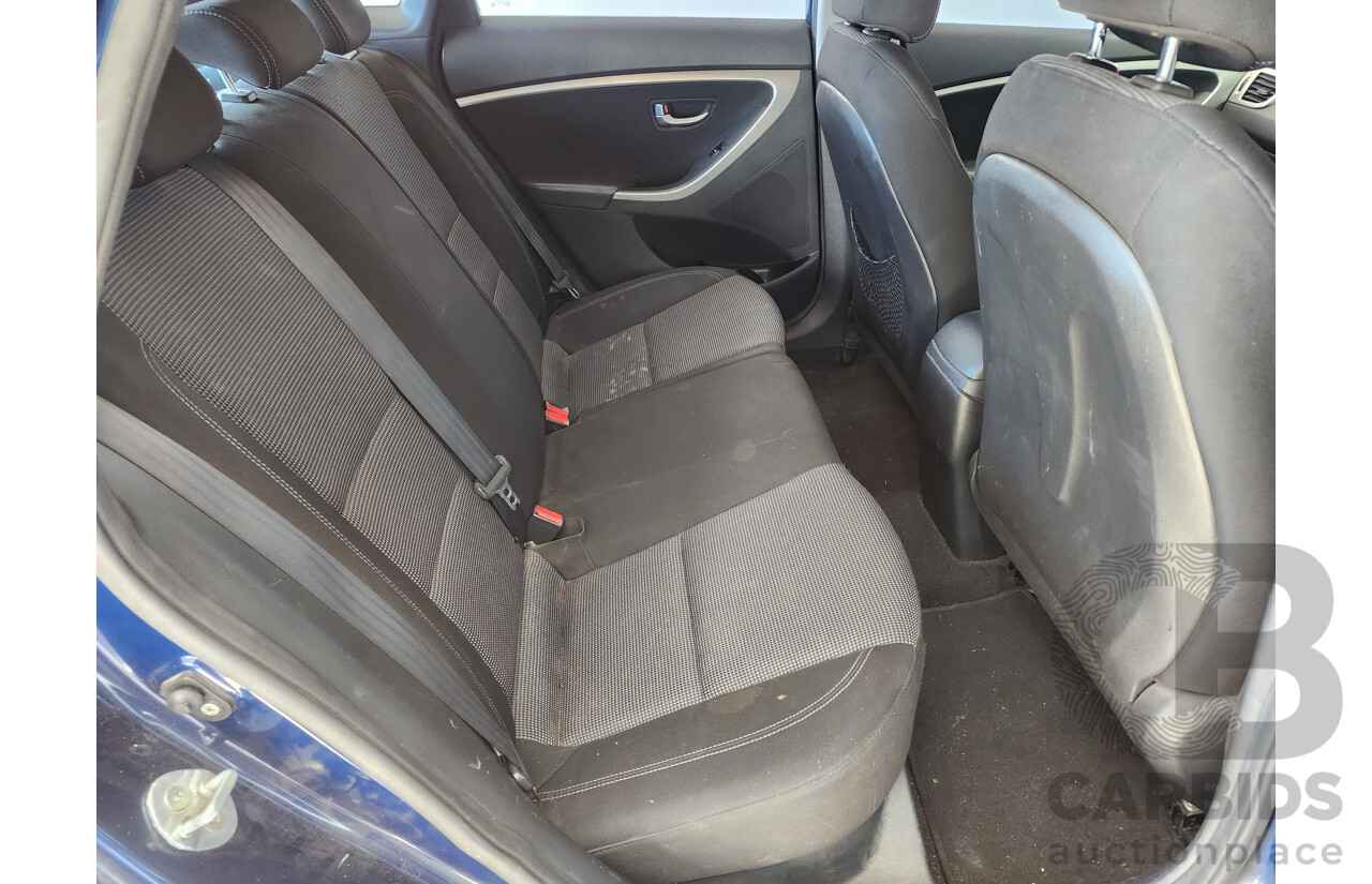 6/2013 Hyundai i30 Active GD 5d Hatchback Blue 1.8L