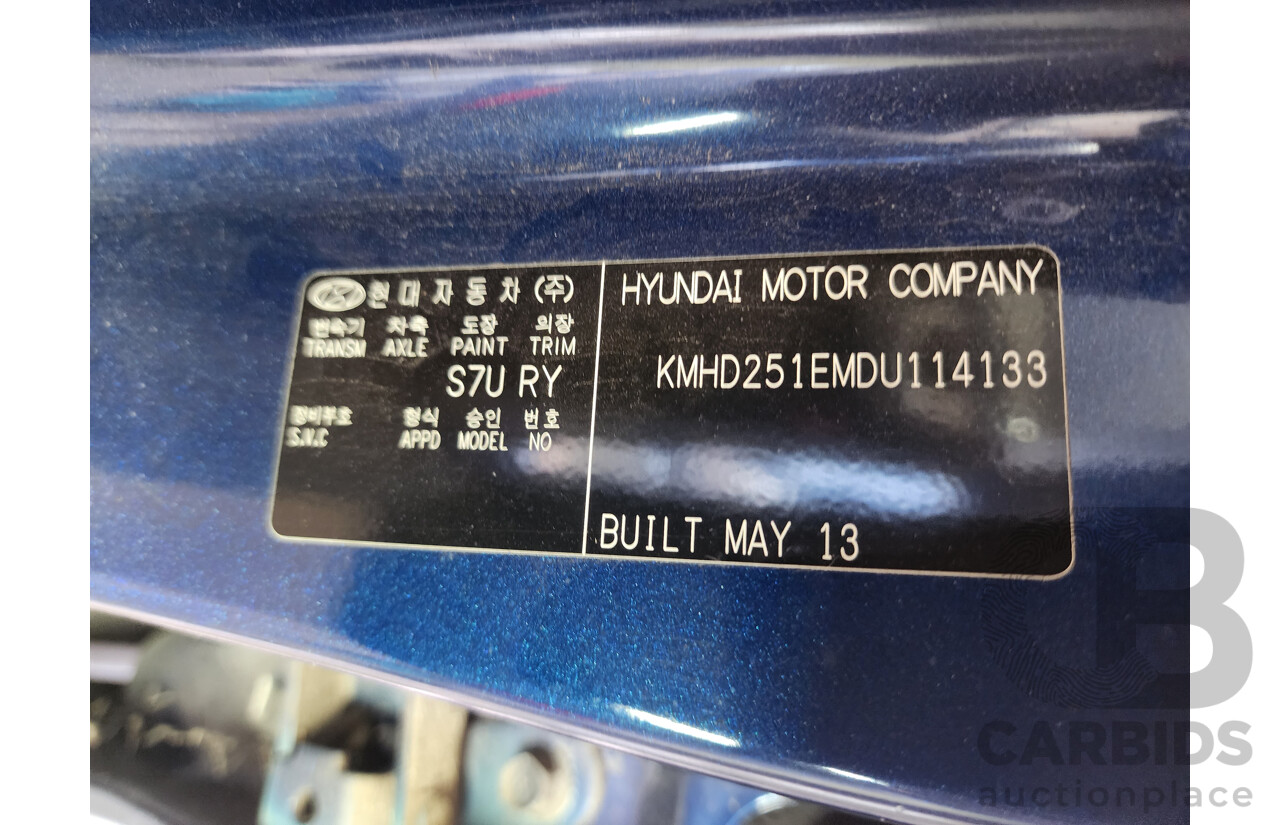 6/2013 Hyundai i30 Active GD 5d Hatchback Blue 1.8L