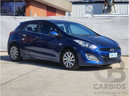 6/2013 Hyundai i30 Active GD 5d Hatchback Blue 1.8L