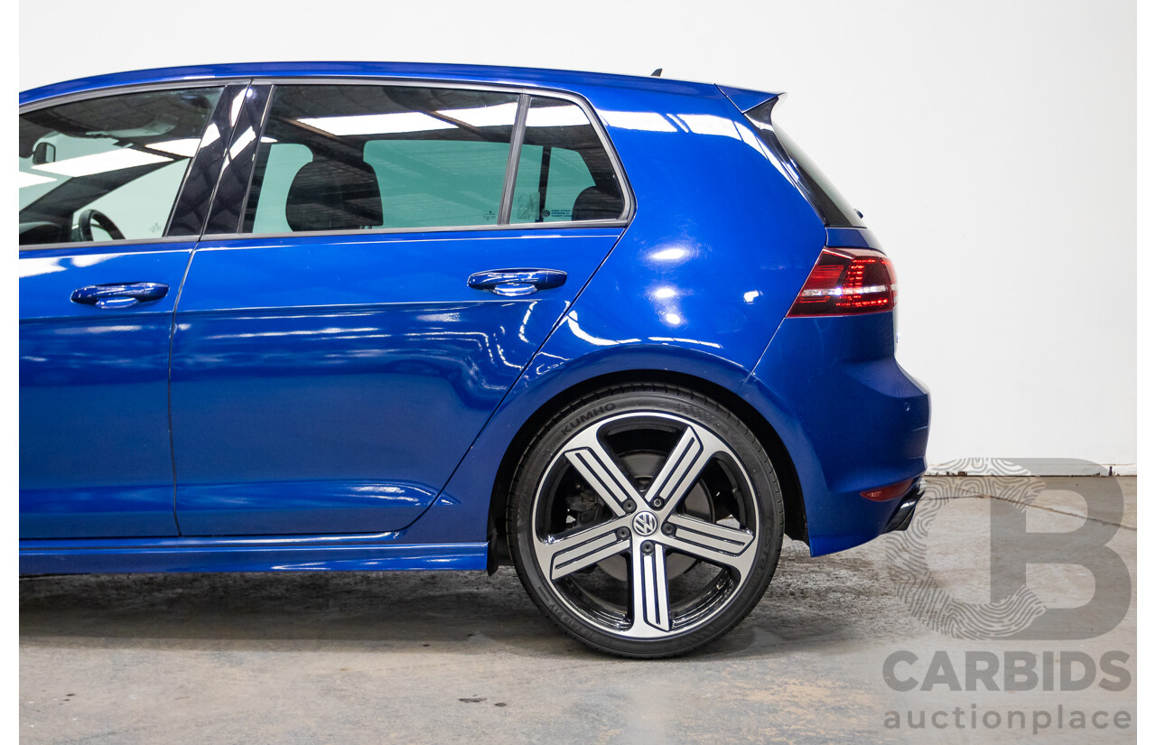5/2014 Volkswagen Golf R Mk7 (AWD) AU MY14 5d Hatchback Lapiz Blue Metallic Turbo 2.0L