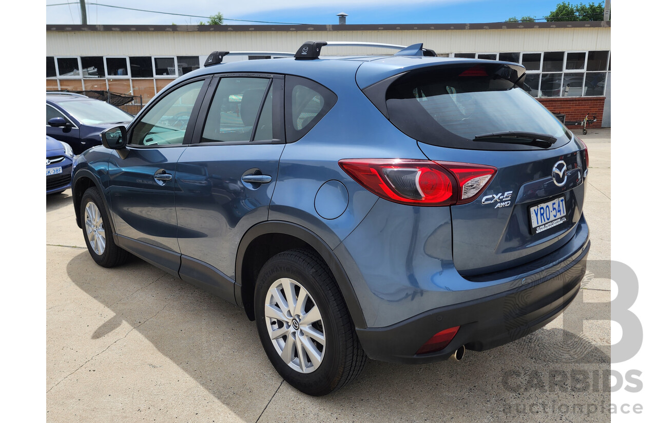 1/2015 Mazda Cx-5 MAXX Sport (4x4) MY15 4d Wagon Blue 2.2L