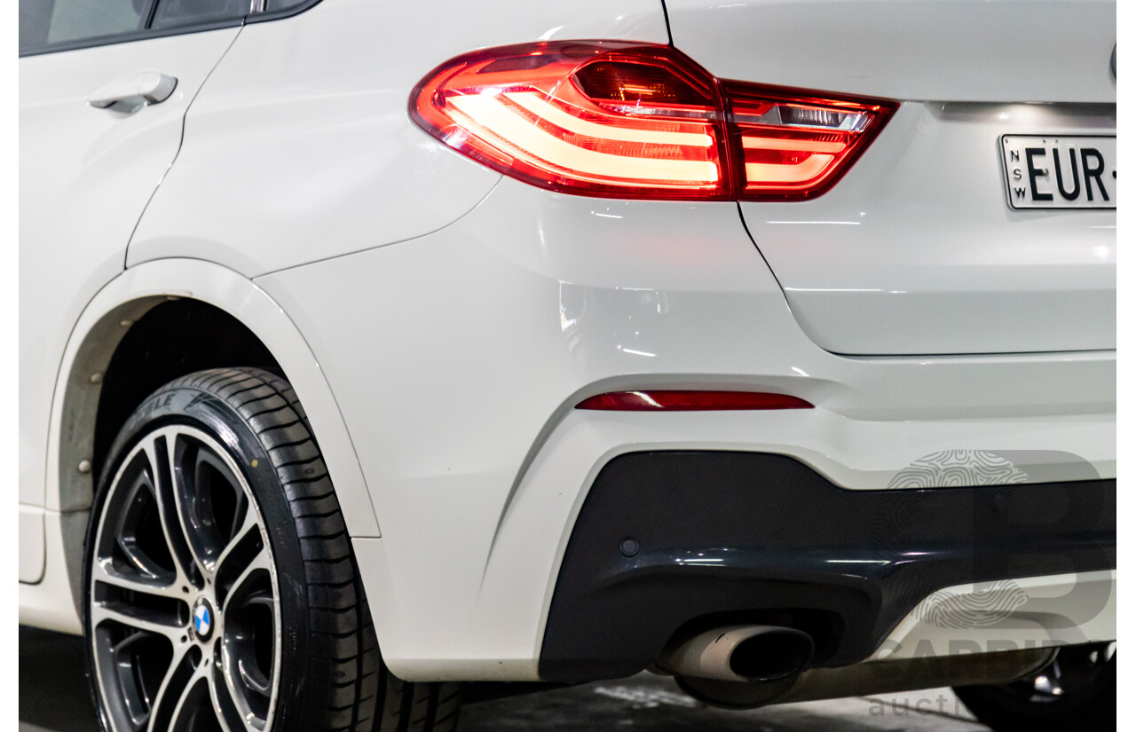 8/2014 BMW X4 Xdrive M Sport 20d F26 MY15 5d Coupe Alpine White Turbo Diesel 2.0L