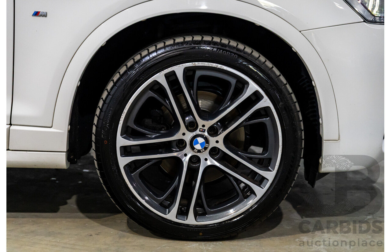 8/2014 BMW X4 Xdrive M Sport 20d F26 MY15 5d Coupe Alpine White Turbo Diesel 2.0L
