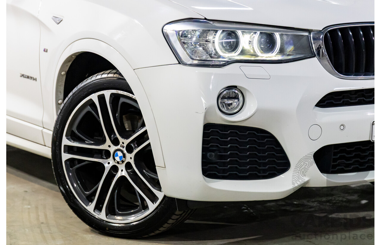 8/2014 BMW X4 Xdrive M Sport 20d F26 MY15 5d Coupe Alpine White Turbo Diesel 2.0L