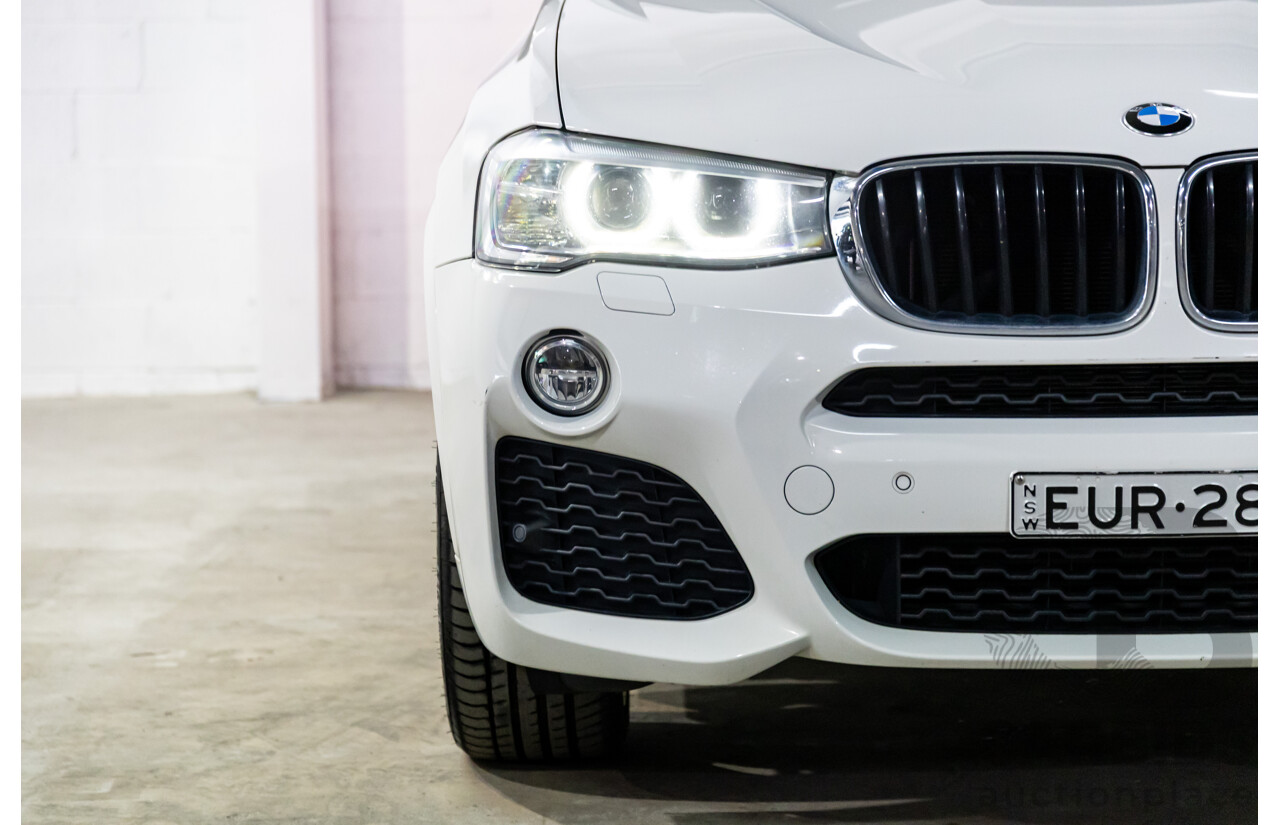 8/2014 BMW X4 Xdrive M Sport 20d F26 MY15 5d Coupe Alpine White Turbo Diesel 2.0L