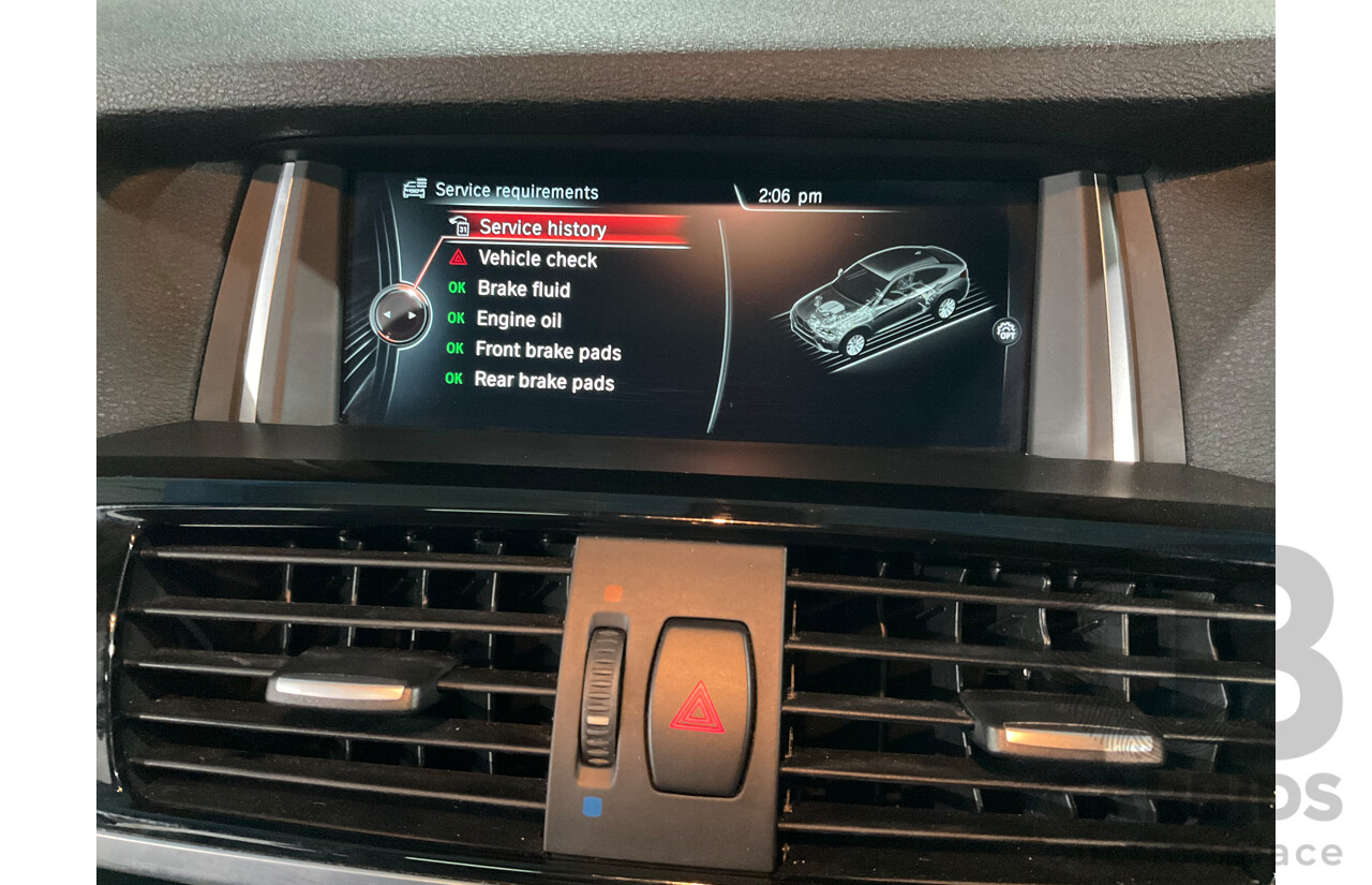 8/2014 BMW X4 Xdrive M Sport 20d F26 MY15 5d Coupe Alpine White Turbo Diesel 2.0L