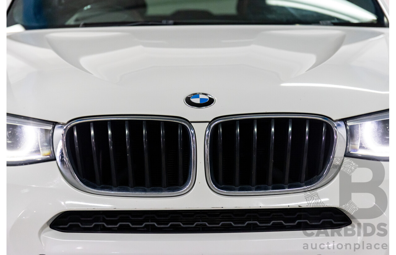 8/2014 BMW X4 Xdrive M Sport 20d F26 MY15 5d Coupe Alpine White Turbo Diesel 2.0L
